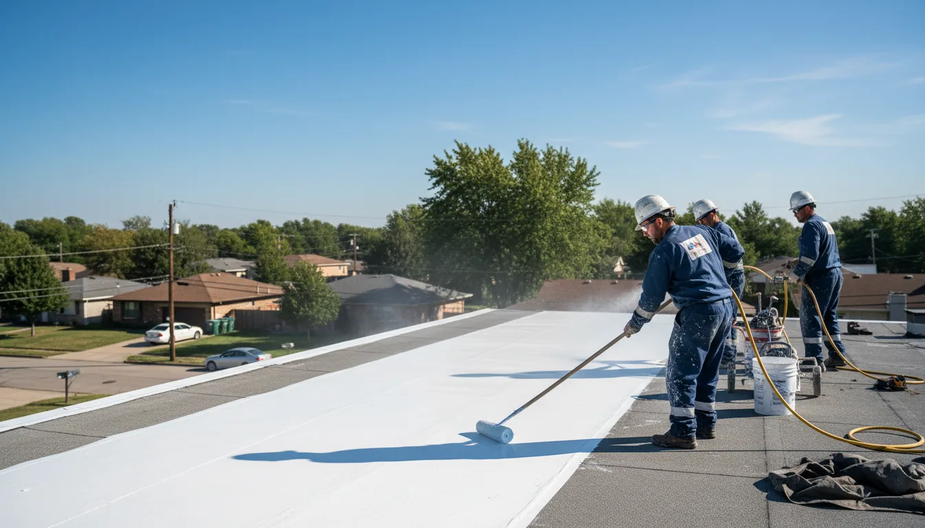 Commercial roof coating in West Tisbury, MA near me